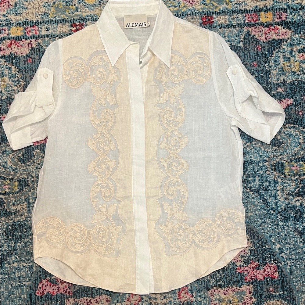 Alemais Burning Love Short Sleeve shirt